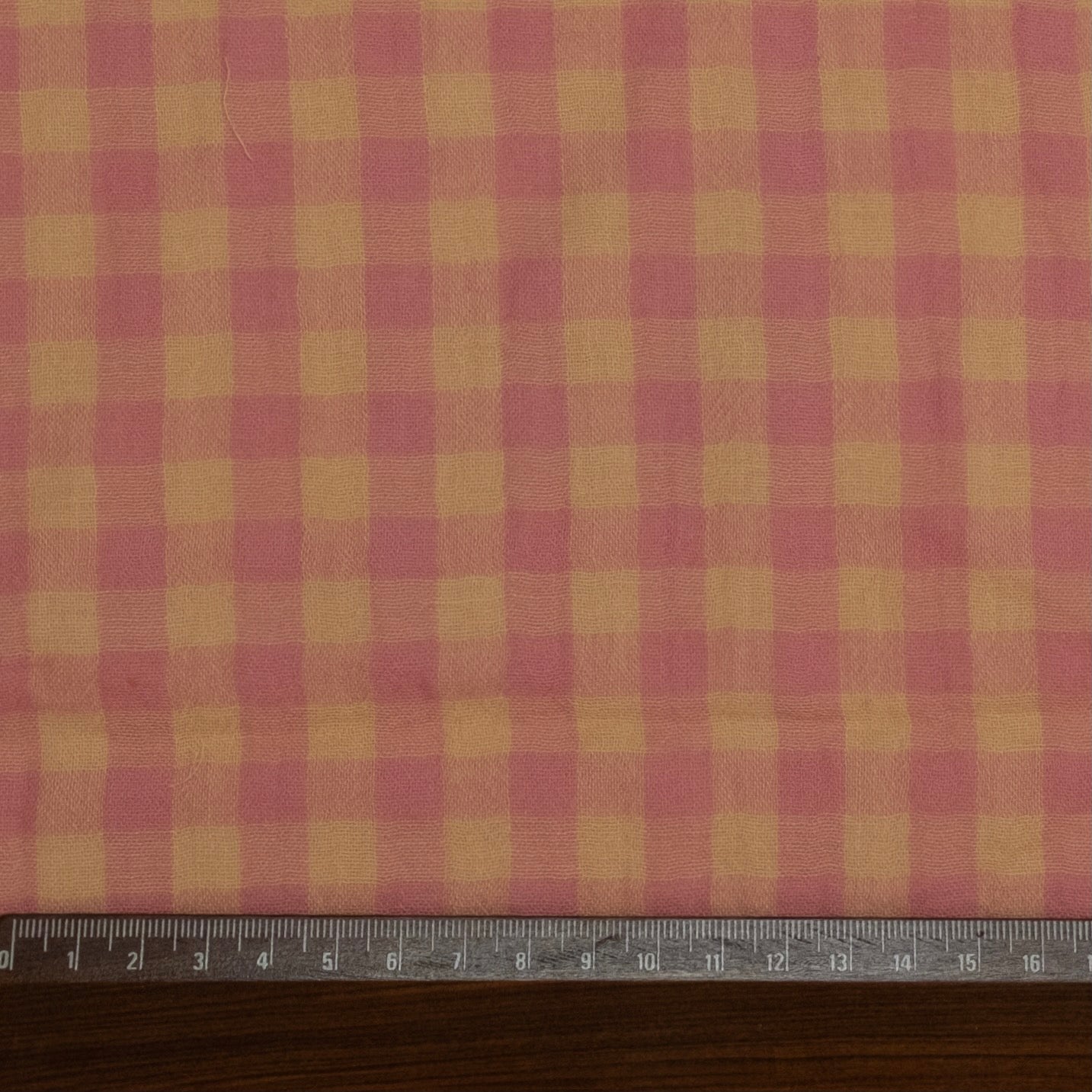 MUSELINA ESTAMPADA ROSA - AMARILLO