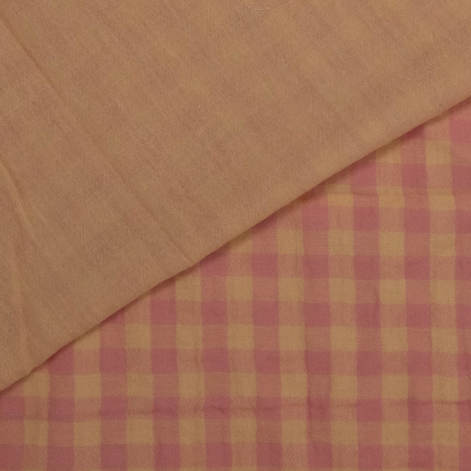 MUSELINA ESTAMPADA ROSA - AMARILLO