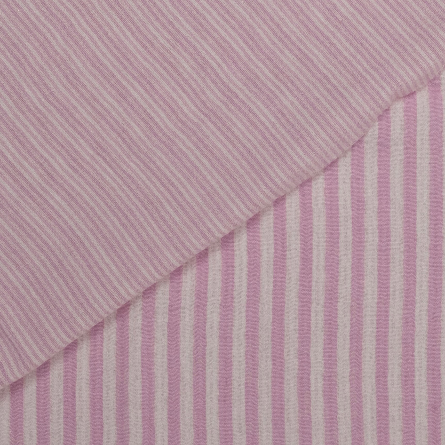 MUSELINA ESTAMPADA A RAYAS ROSA