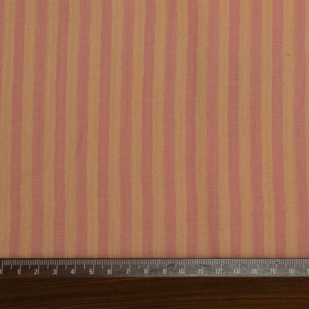 MOUSSELINE IMPRIMÉE LILAS ROSE