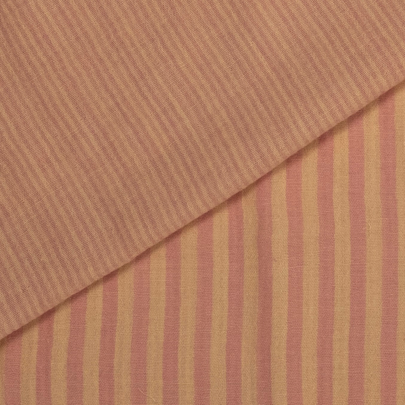 MOUSSELINE IMPRIMÉE LILAS ROSE