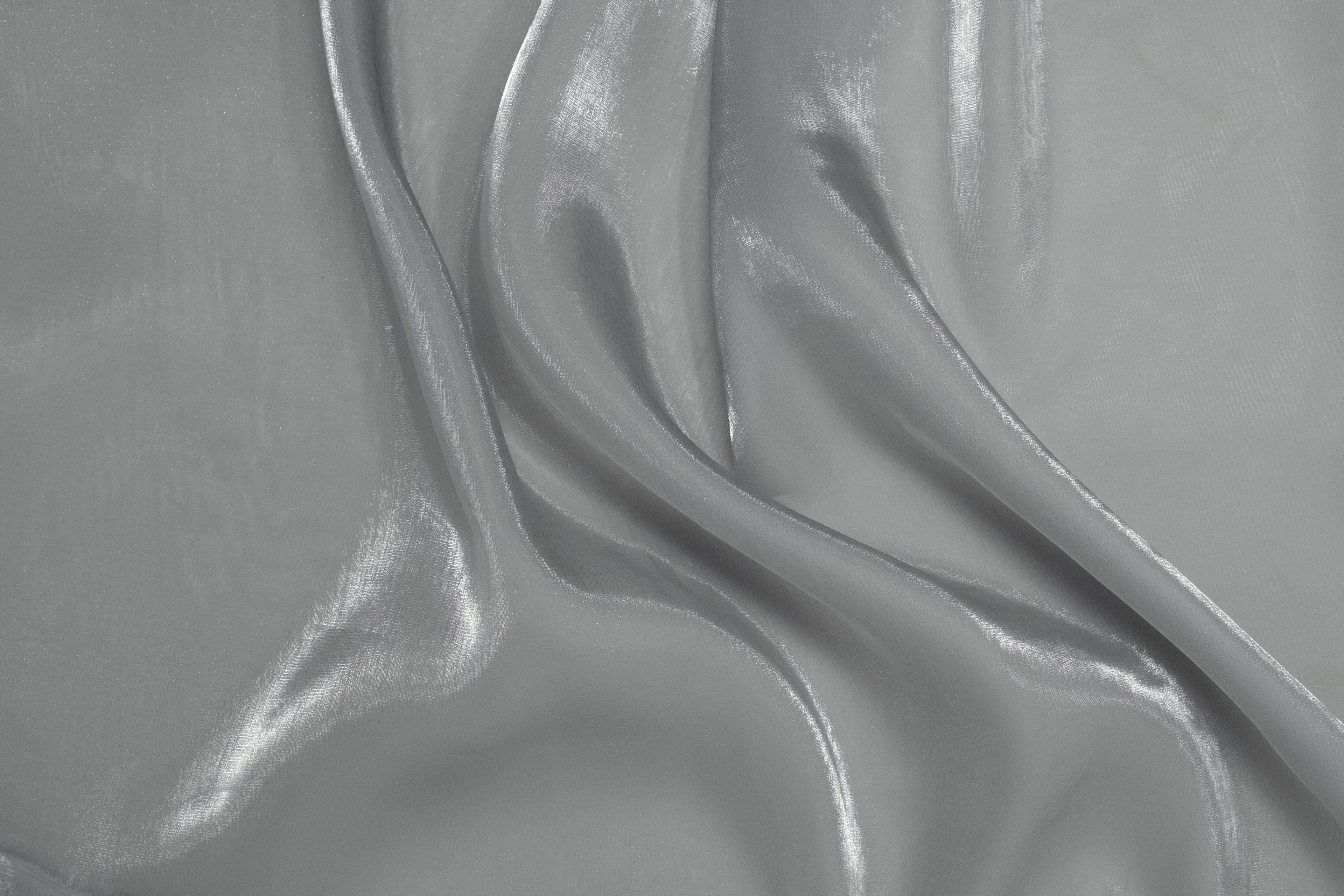 ORGANZA POLYAMIDE GRIS