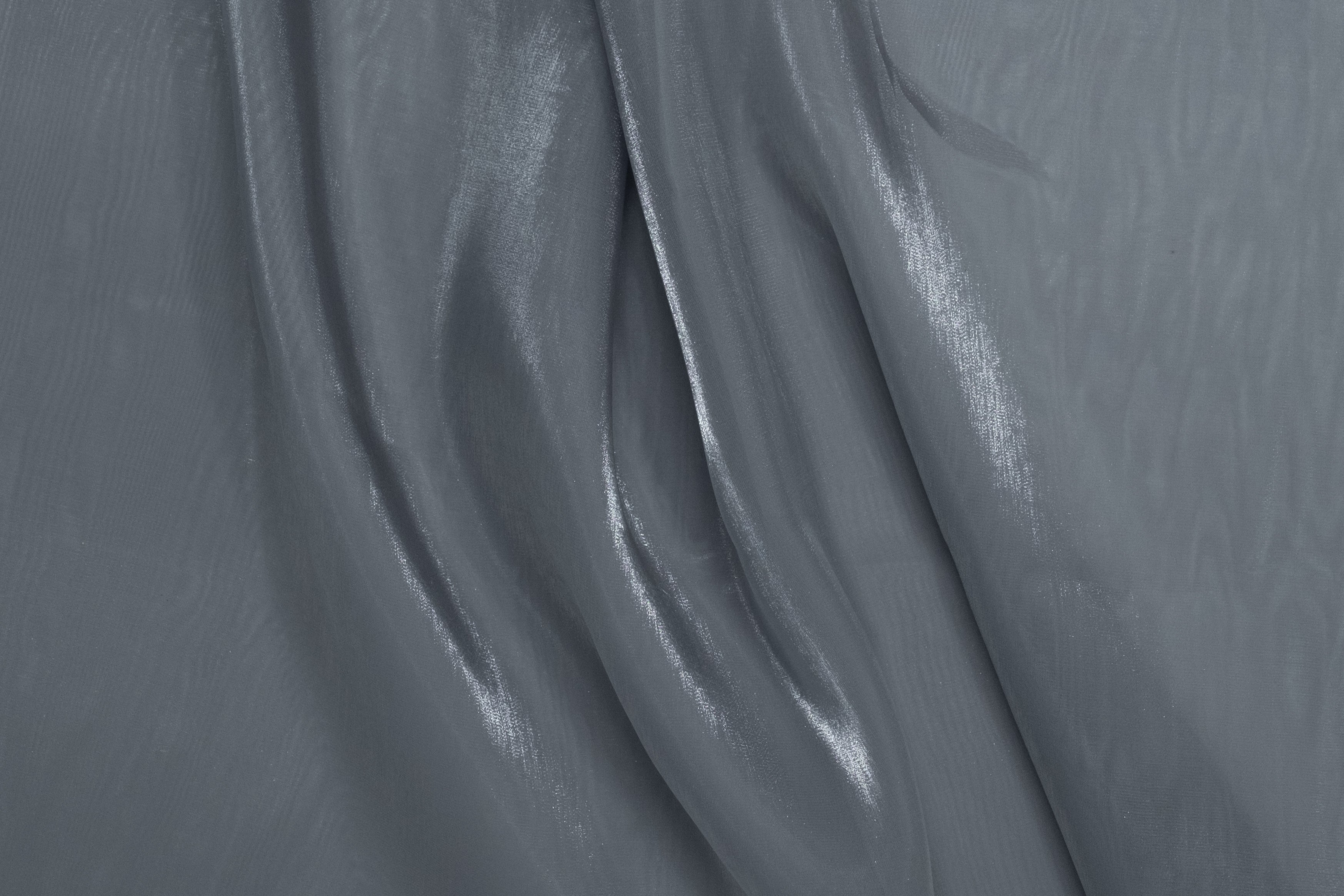 ORGANZA POLYAMIDE GRIS FONCÉ