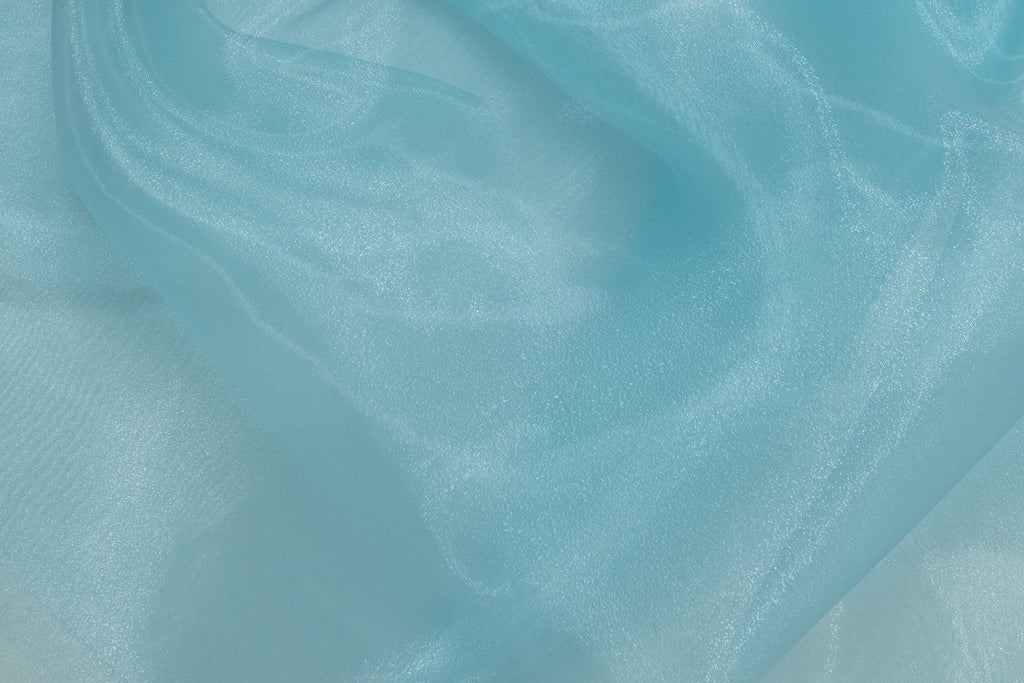 ORGANZA POLYESTER BLEU CIEL