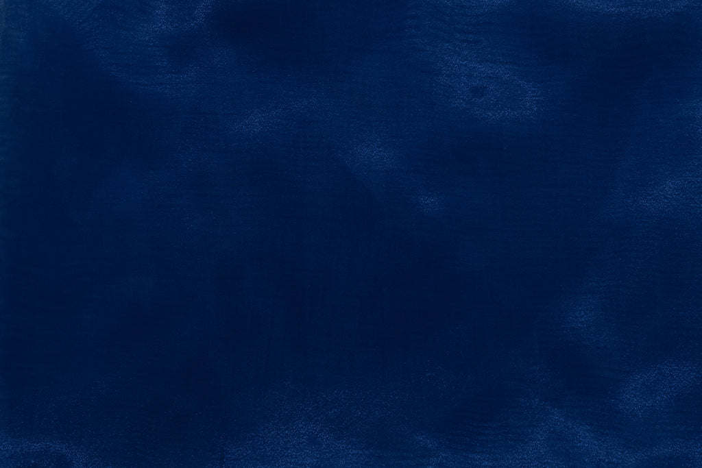 ORGANZA POLYESTER BLEU ÉLECTRIQUE