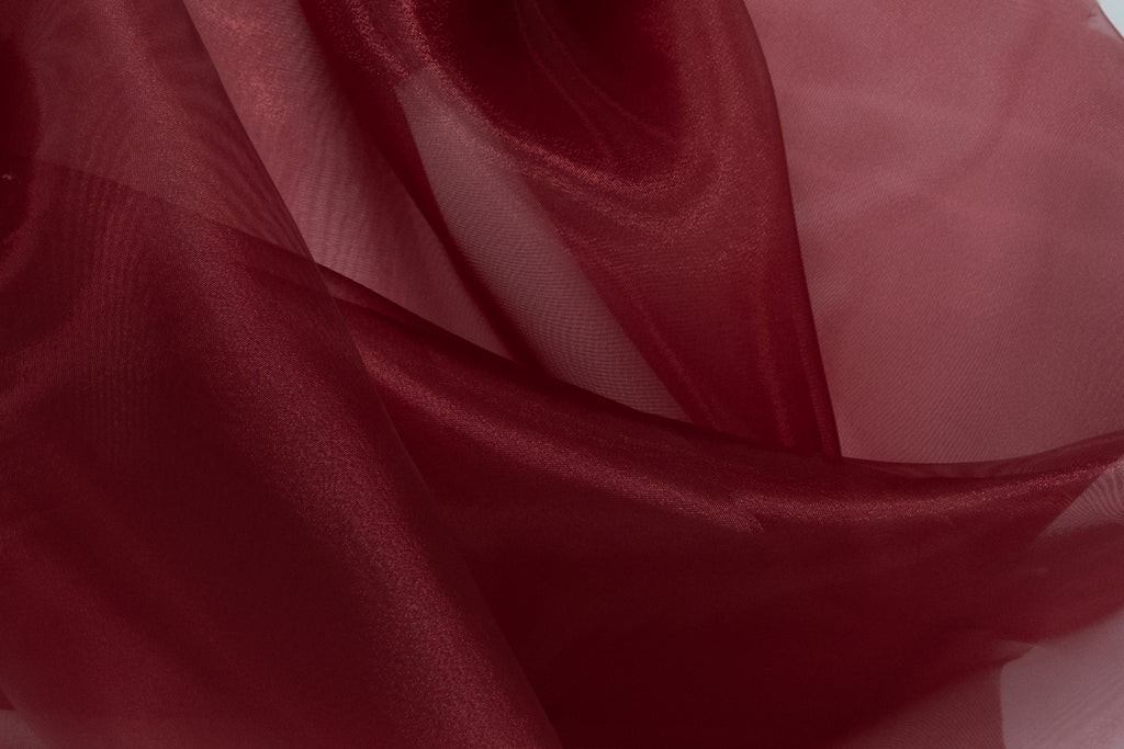 ORGANZA POLIÉSTER GRANATE