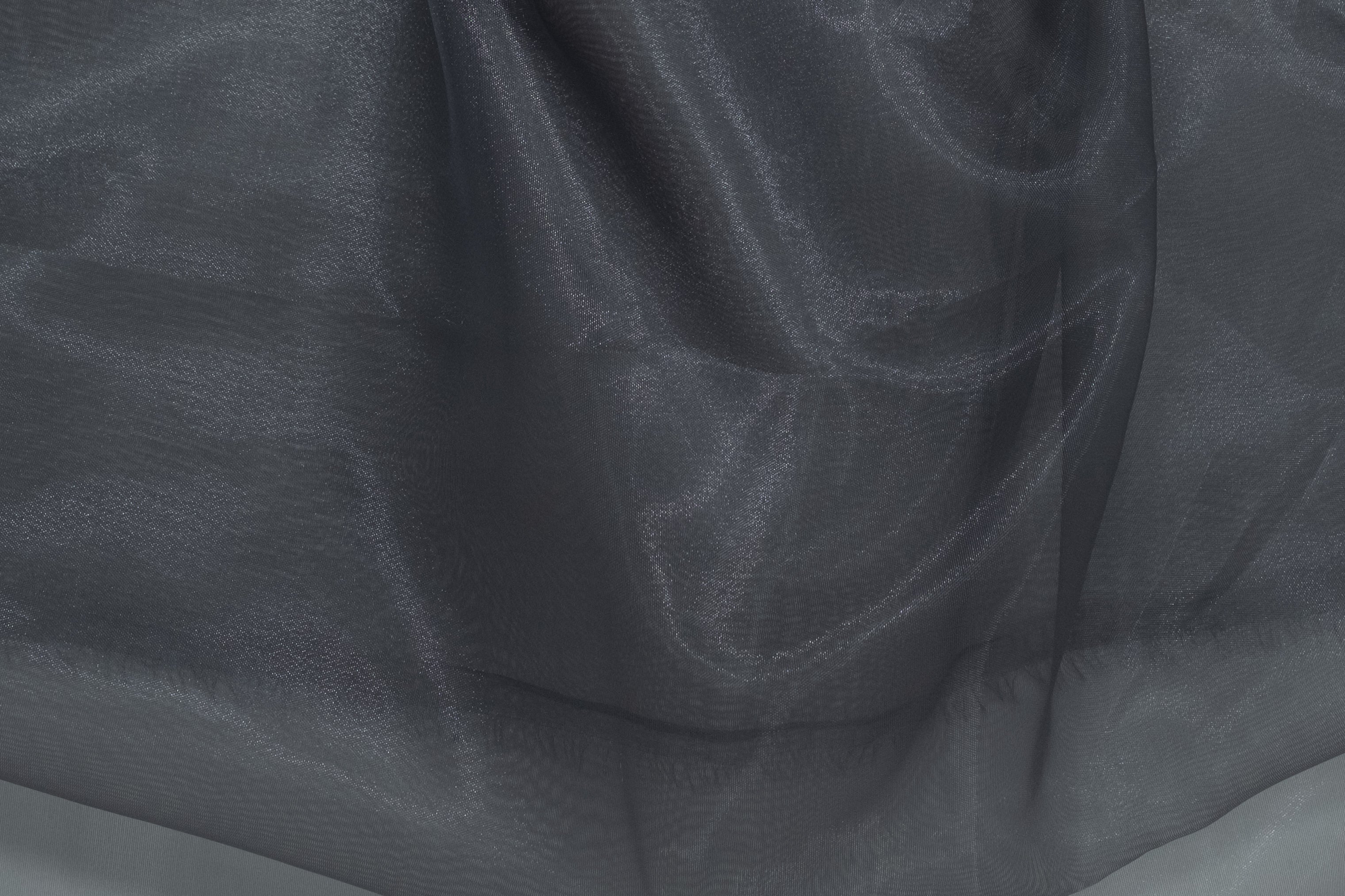 ORGANZA POLYESTER GRIS FONCÉ