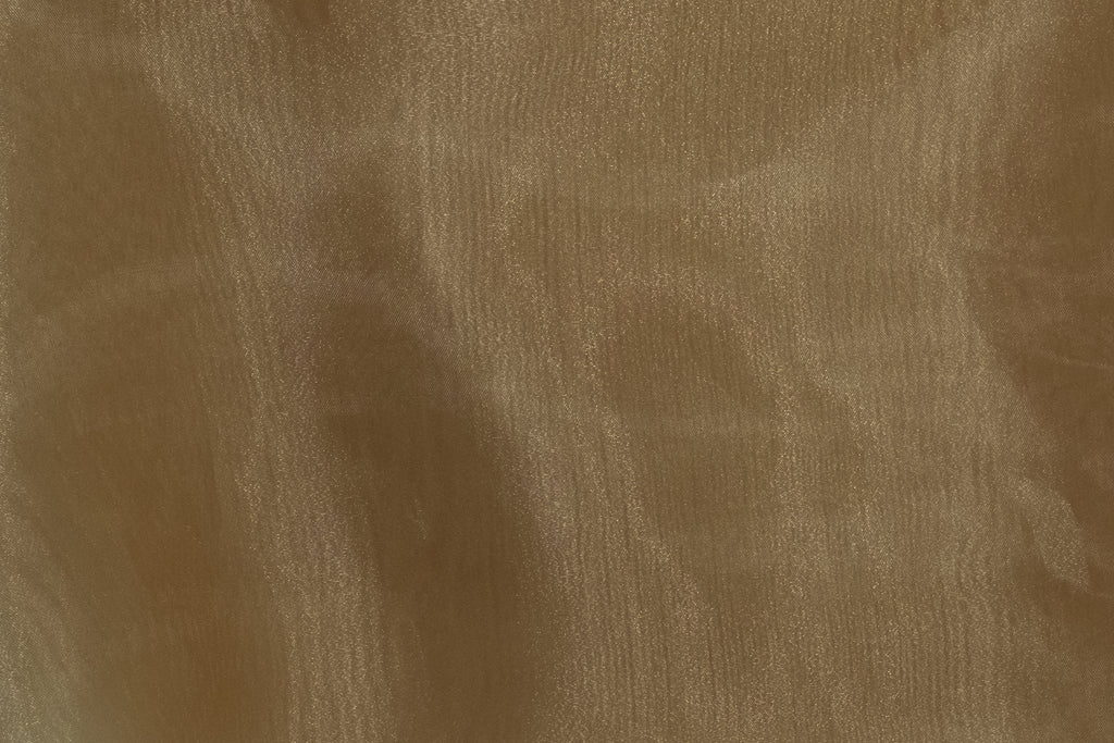 ORGANZA POLYESTER MARRON DORÉ