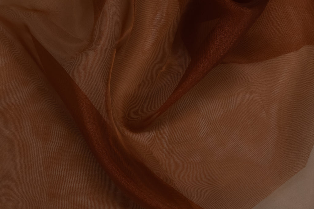 ORGANZA POLIÉSTER MARRÓN