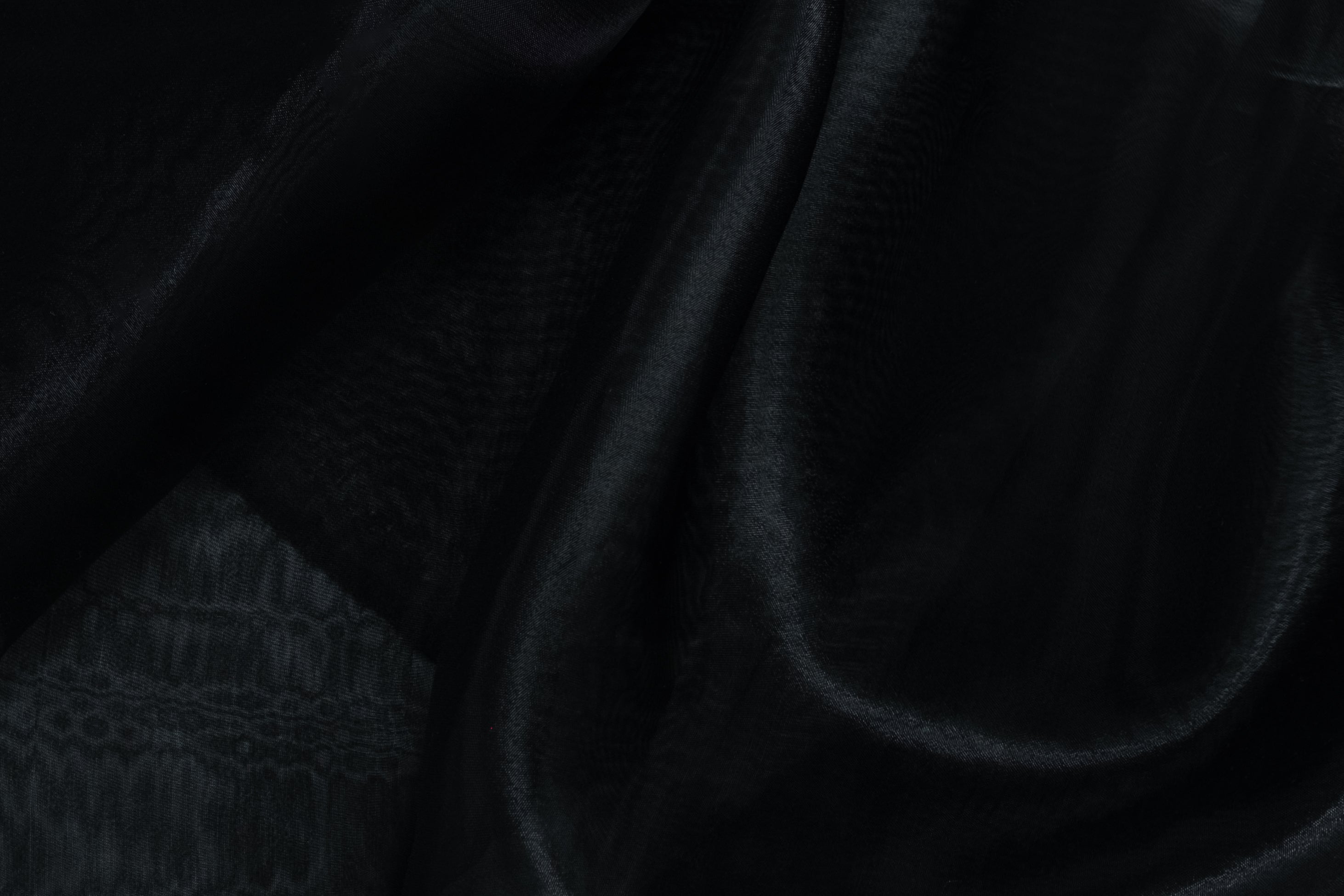 ORGANZA POLYESTER NOIR