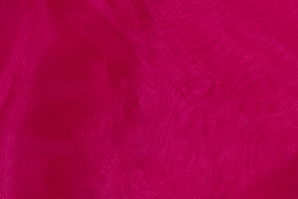 ORGANZA POLYESTER ROSE FONCÉ