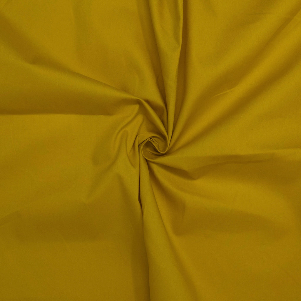POPELINE JAUNE FONCÉ