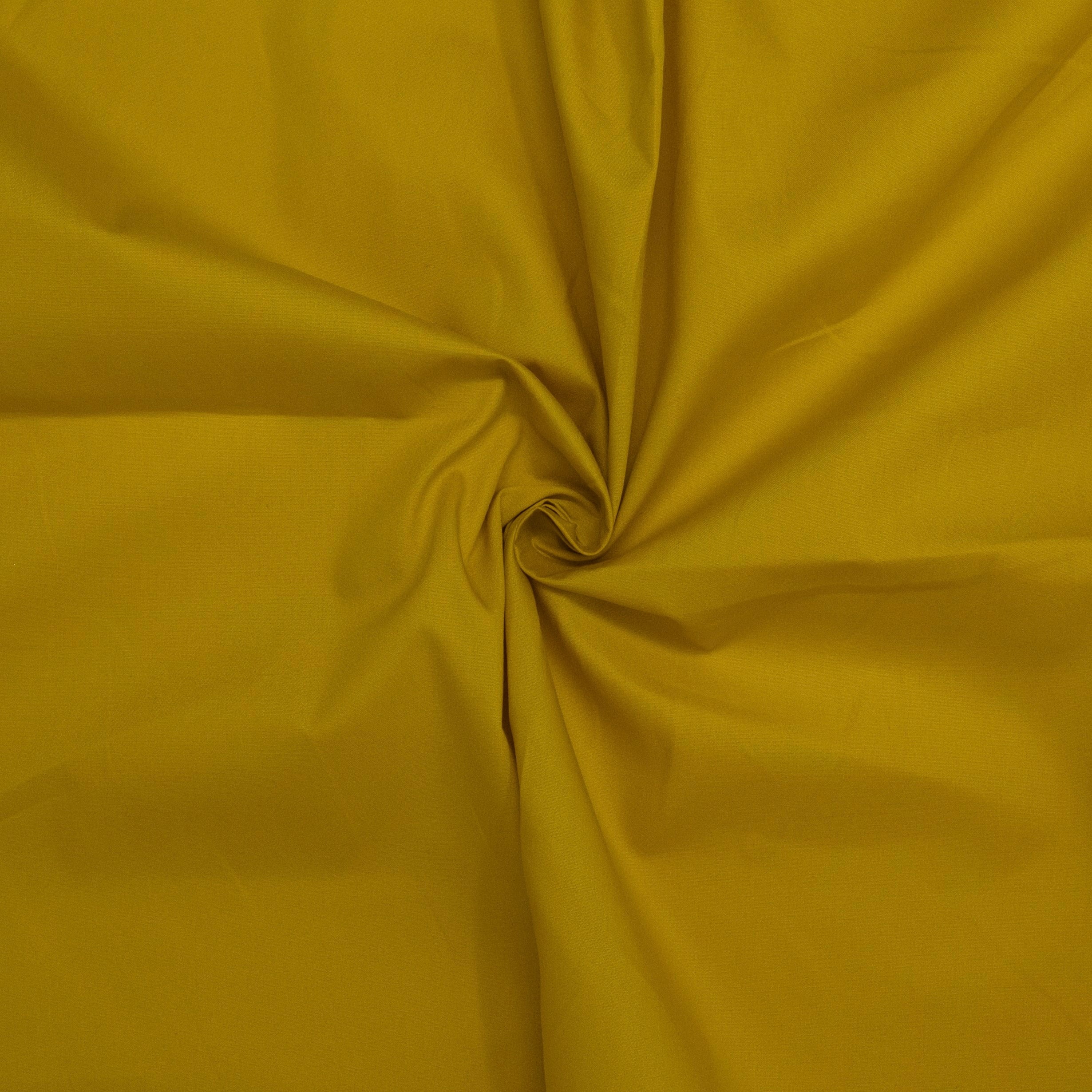 POPELINE JAUNE FONCÉ