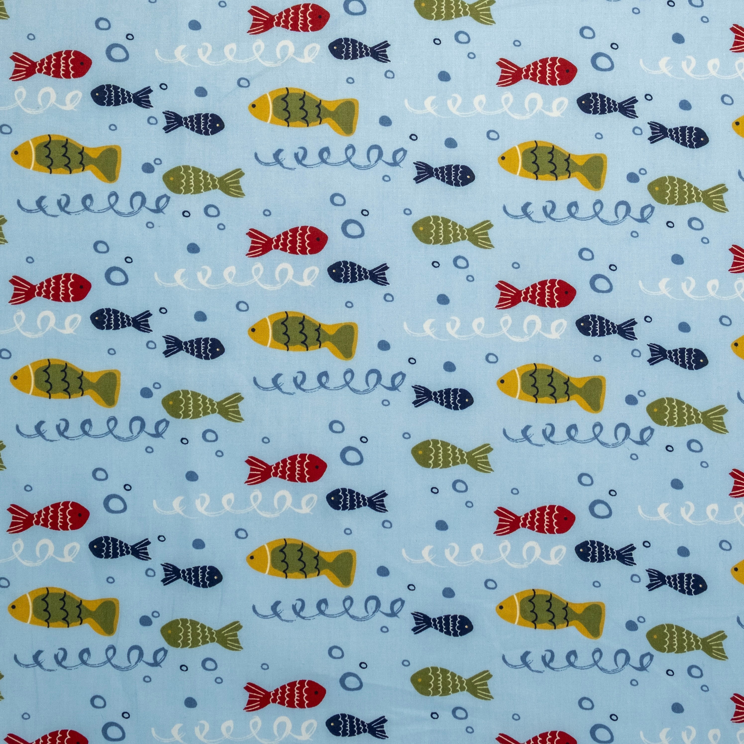 POP-SHIRT IMPRIMÉ BLEU AQUARIUM POUR ENFANTS