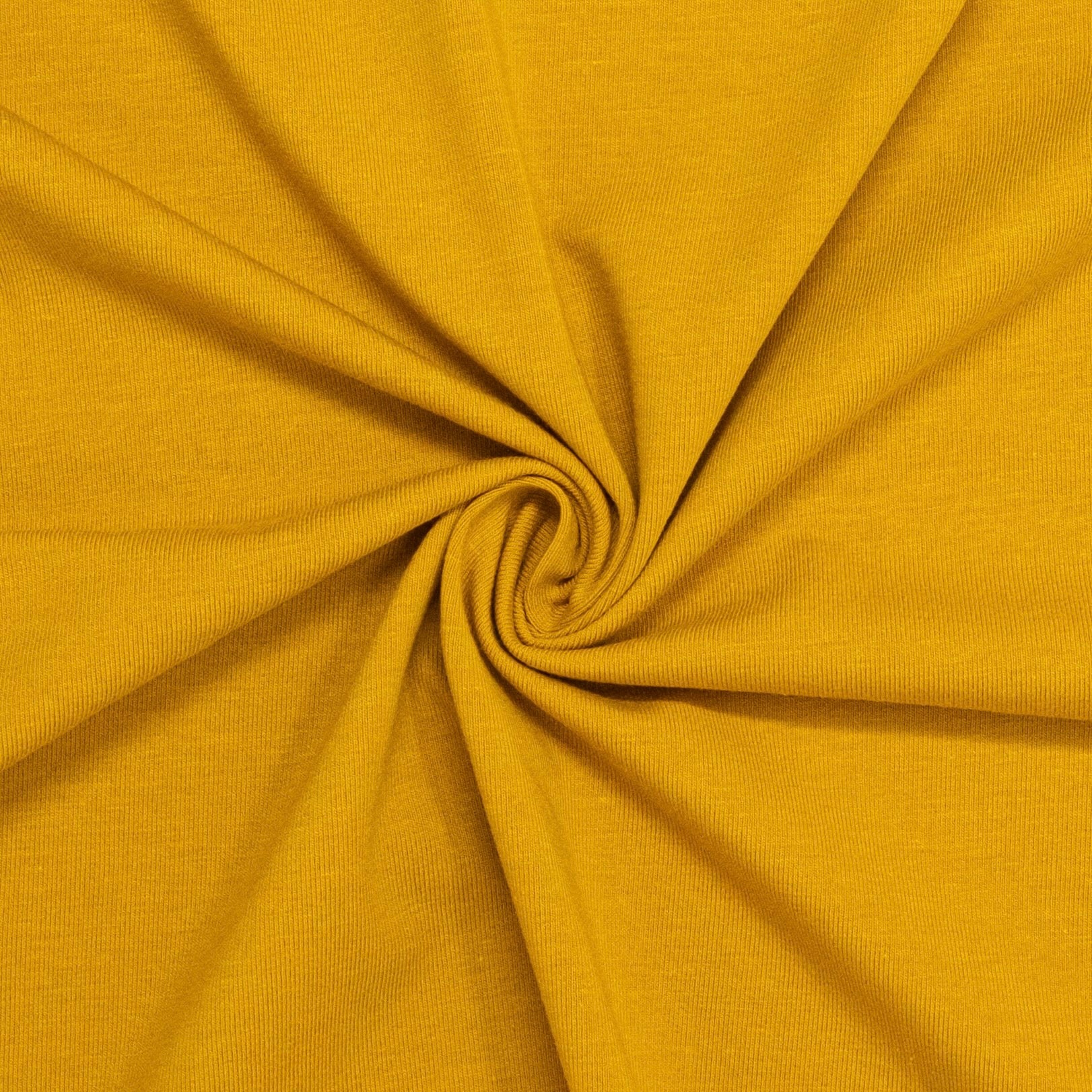 Jersey de coton-Lycra jaune