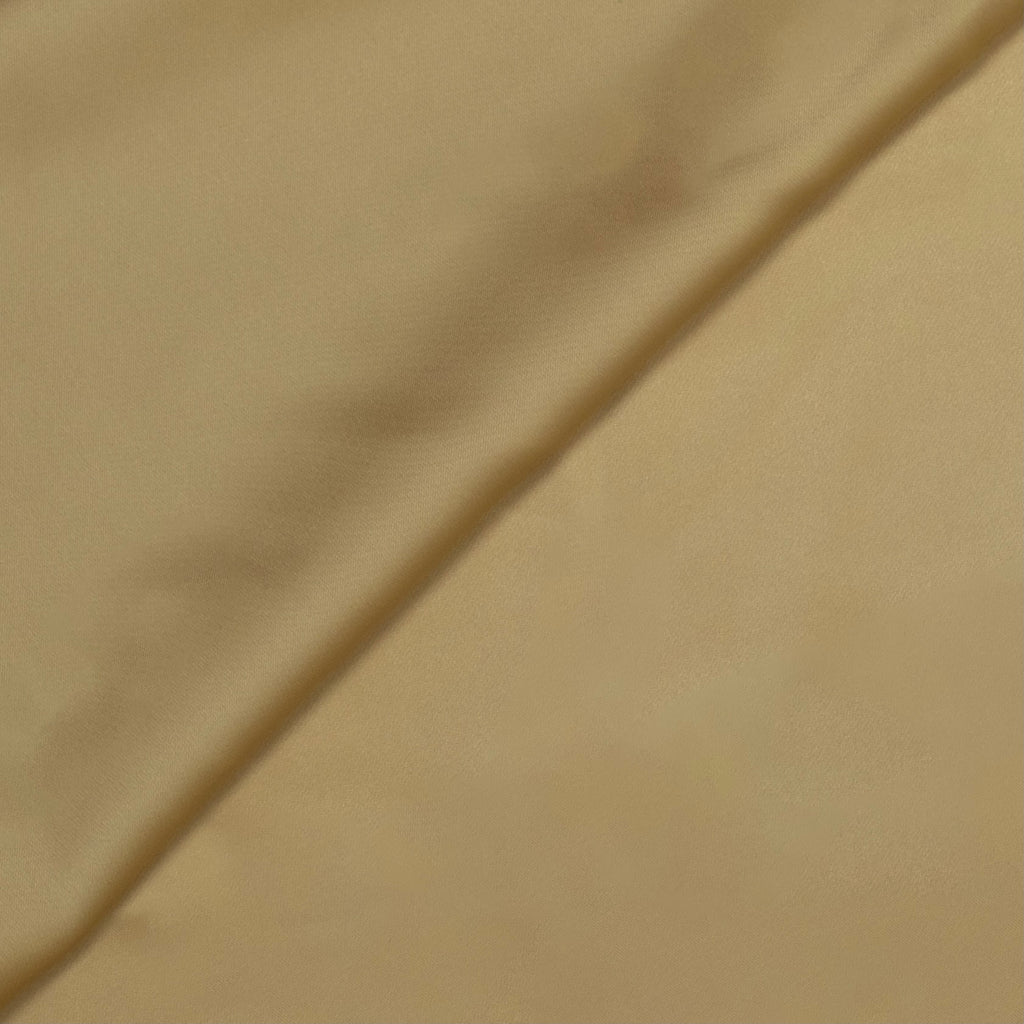TISSU DE ROBE EN SATIN DORÉ