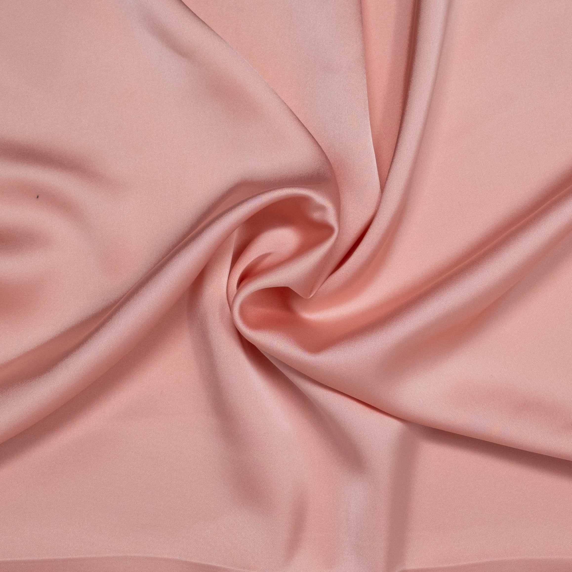 ROBE ROSE SAUMON EN SATIN