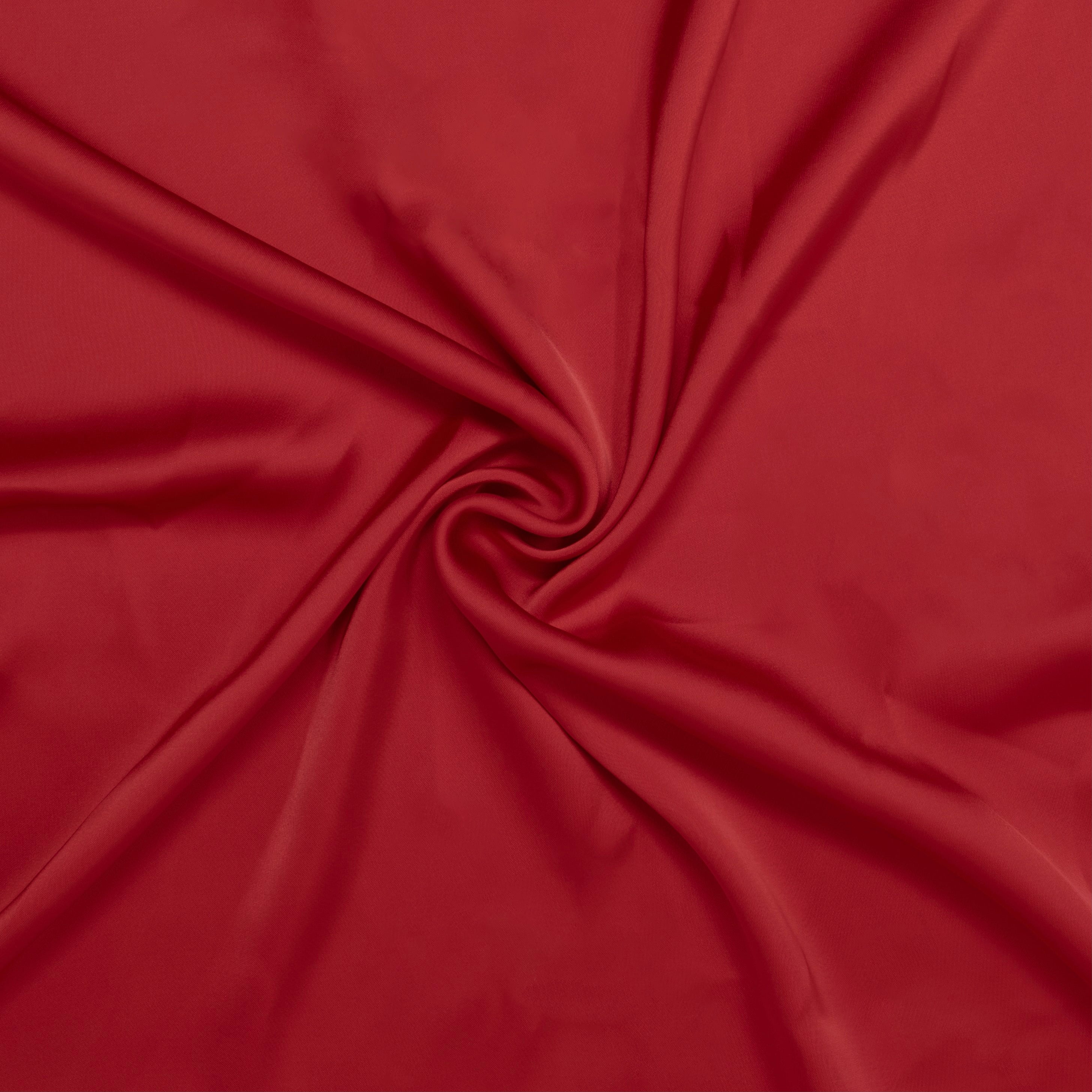 ROBE EN SATIN ROUGE
