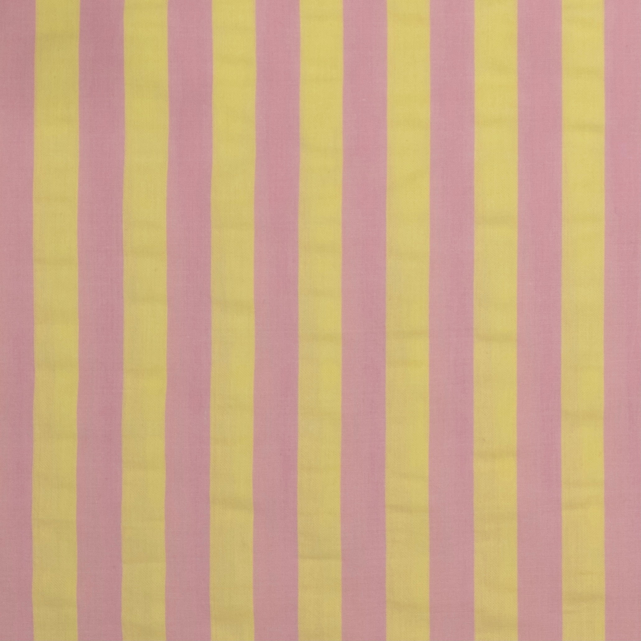 POPELÍN ESTAMPADO RAYAS PASTEL ROSA - AMARILLO