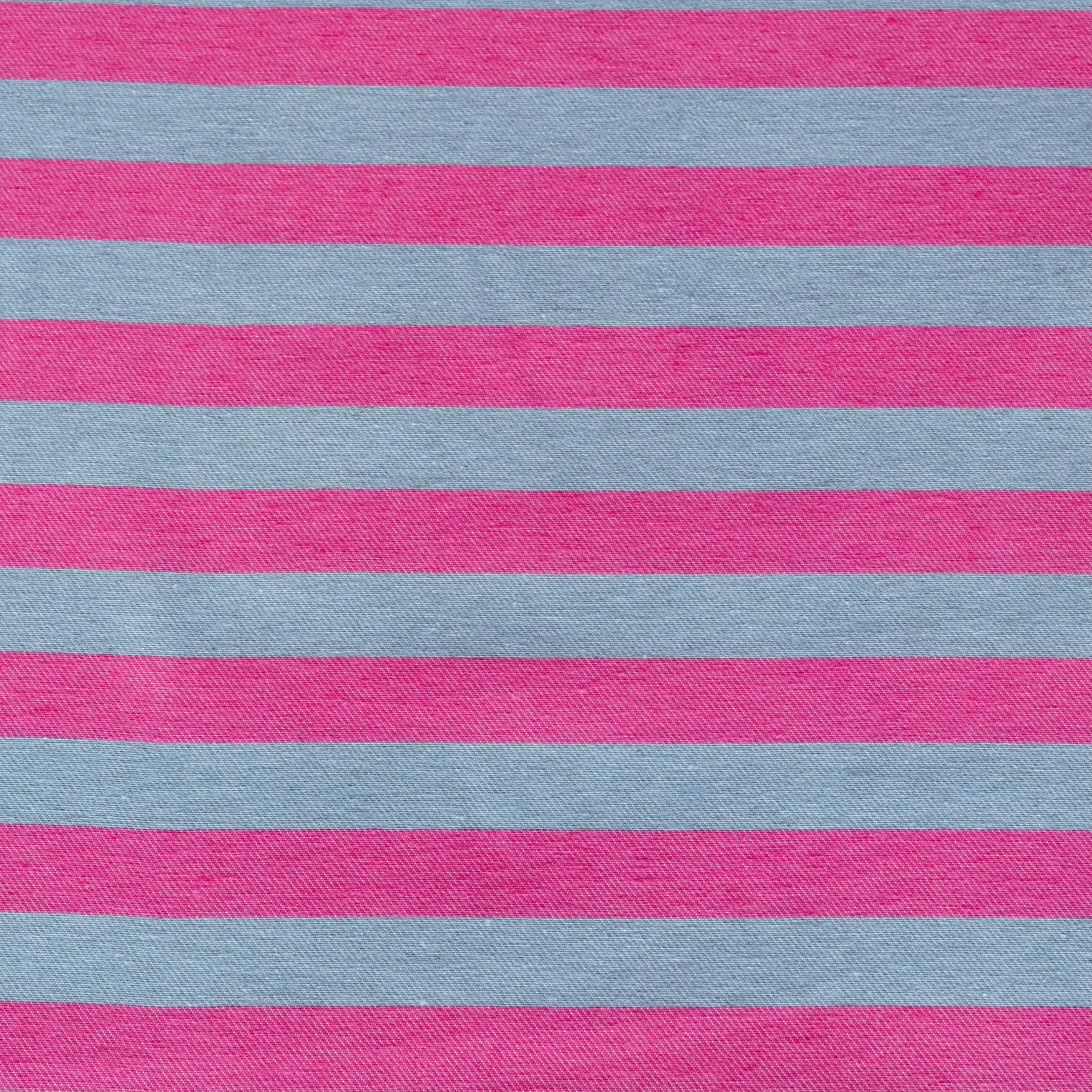 LONETA A RAYAS MAXI GRIS - FUCSIA