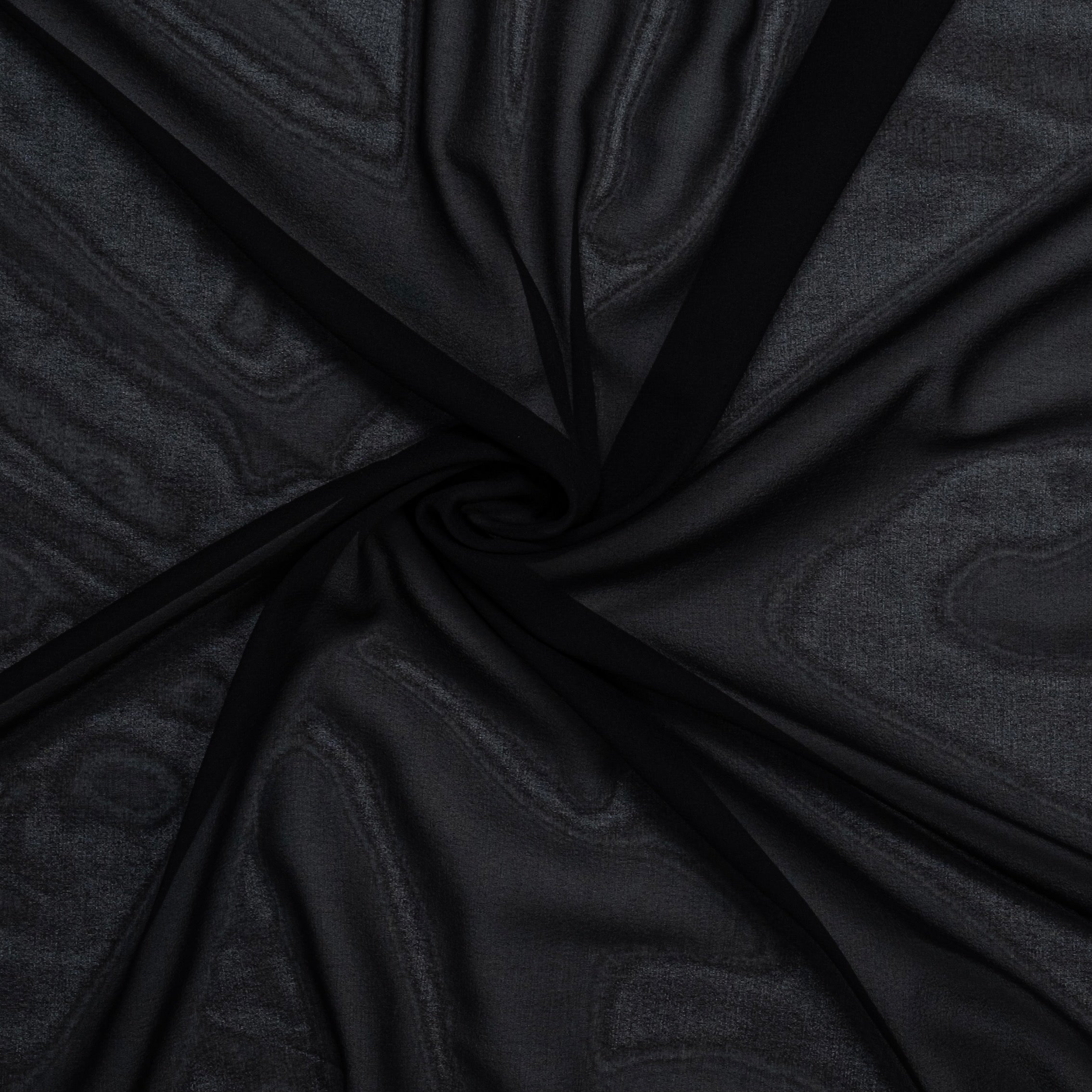 GAZE DE SOIE NOIRE