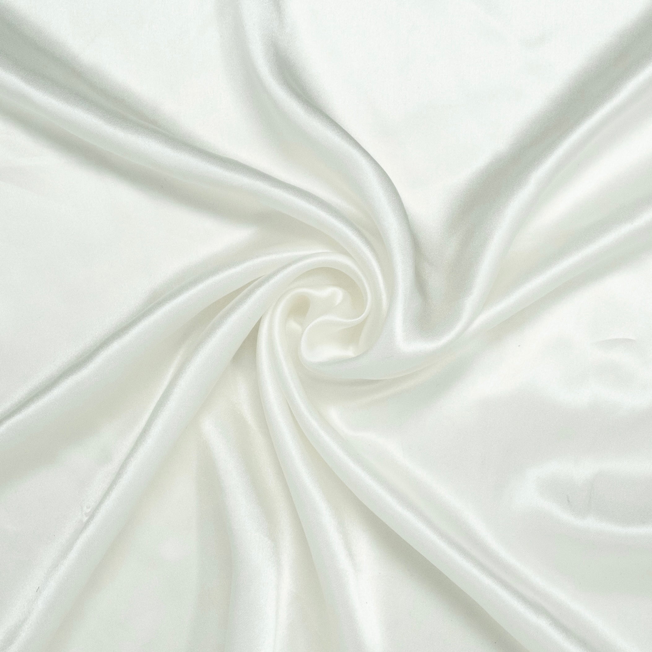 SATIN DE SOIE BLANC