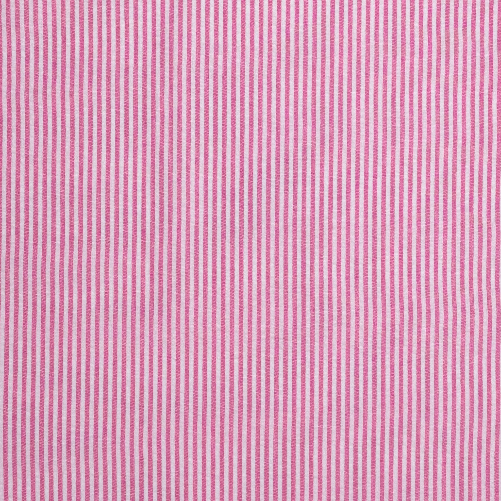 SEERSUCKER MIL RAYAS ROSA