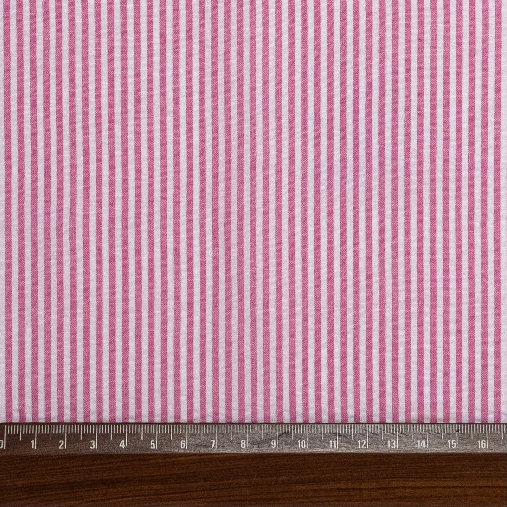SEERSUCKER MIL RAYAS ROSA