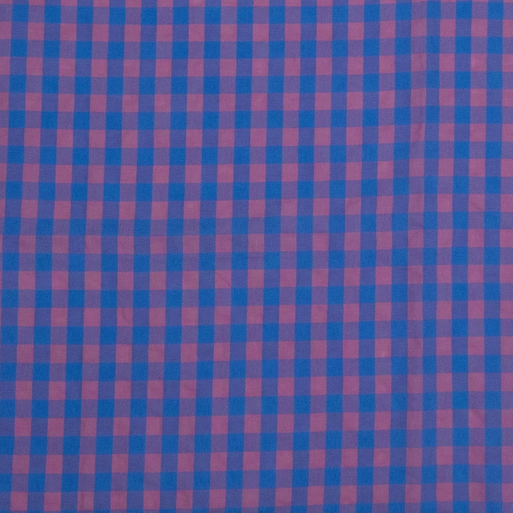 VICHY SEERSUCKER AZUL - LILA