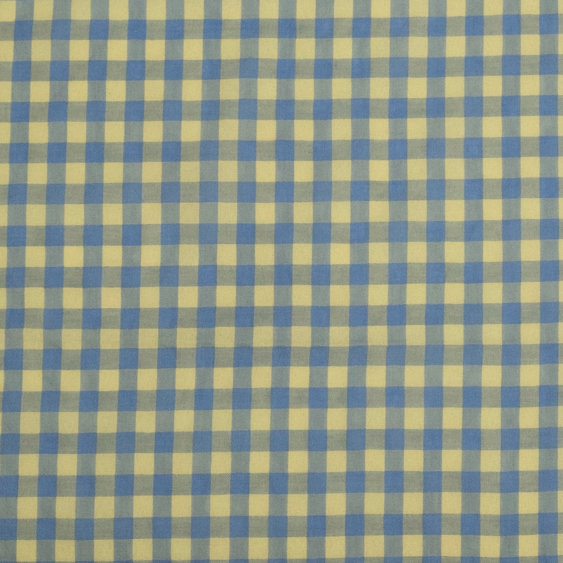 VICHY SEERSUCKER AZUL - AMARILLO