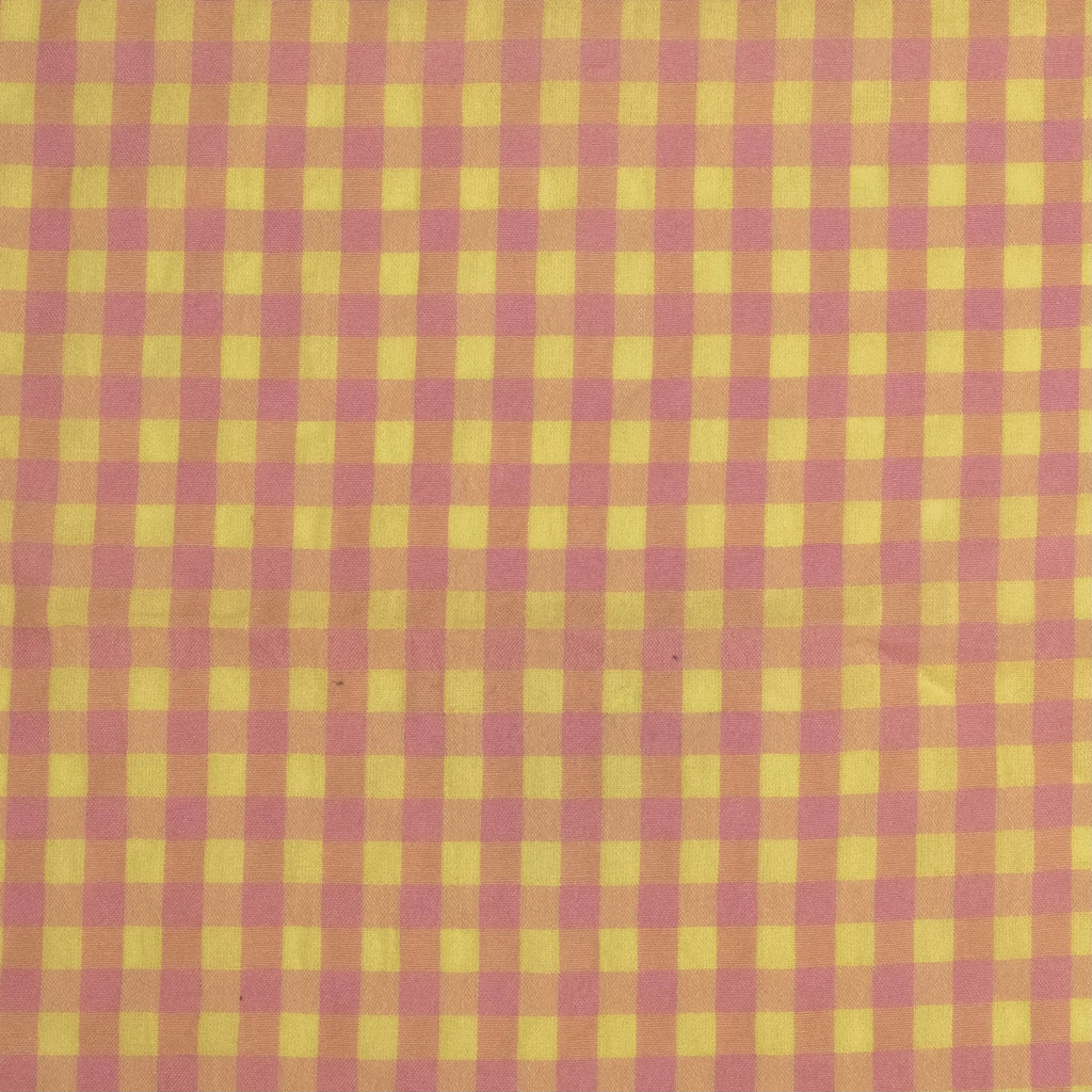 VICHY SEERSUCKER ROSA - AMARILLO