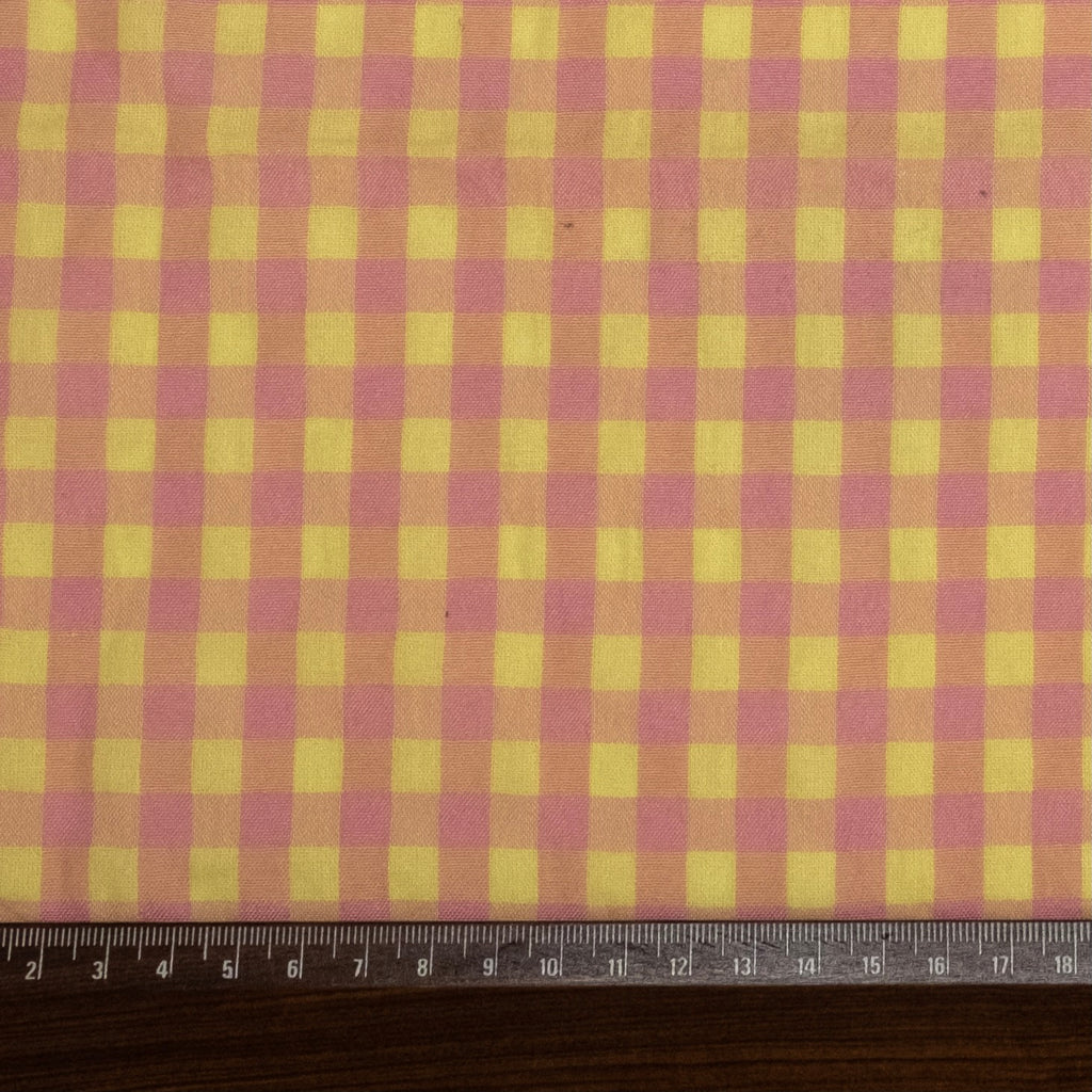 VICHY SEERSUCKER ROSA - AMARILLO
