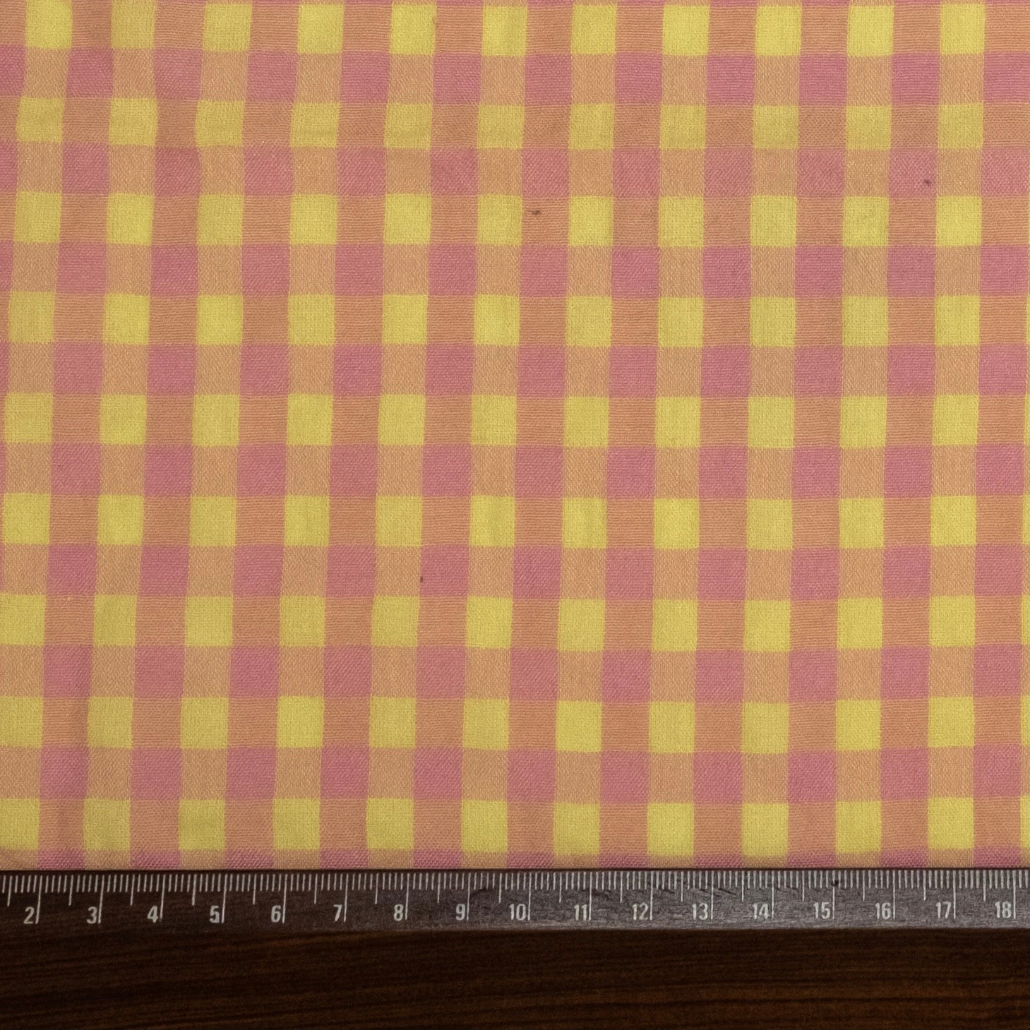 VICHY SEERSUCKER ROSA - AMARILLO