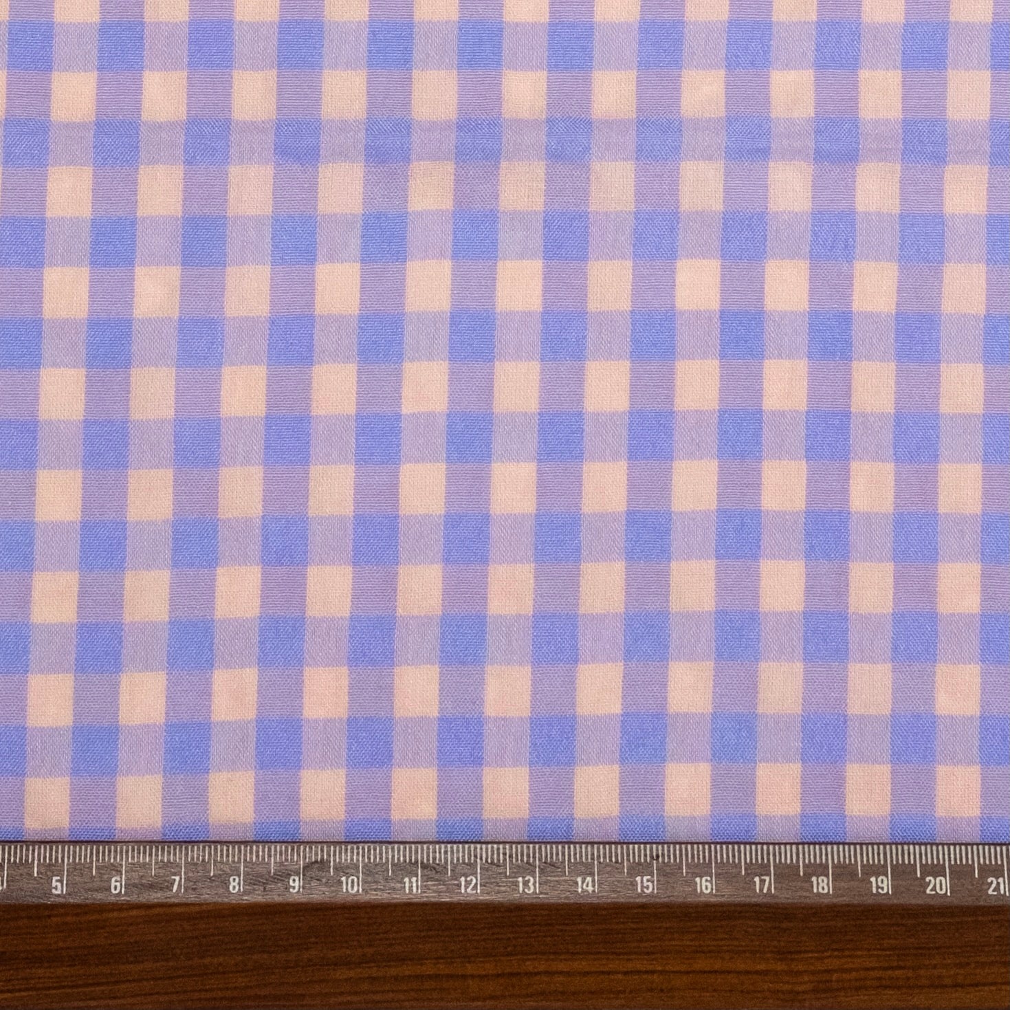 VICHY SEERSUCKER LILA - BEIGE