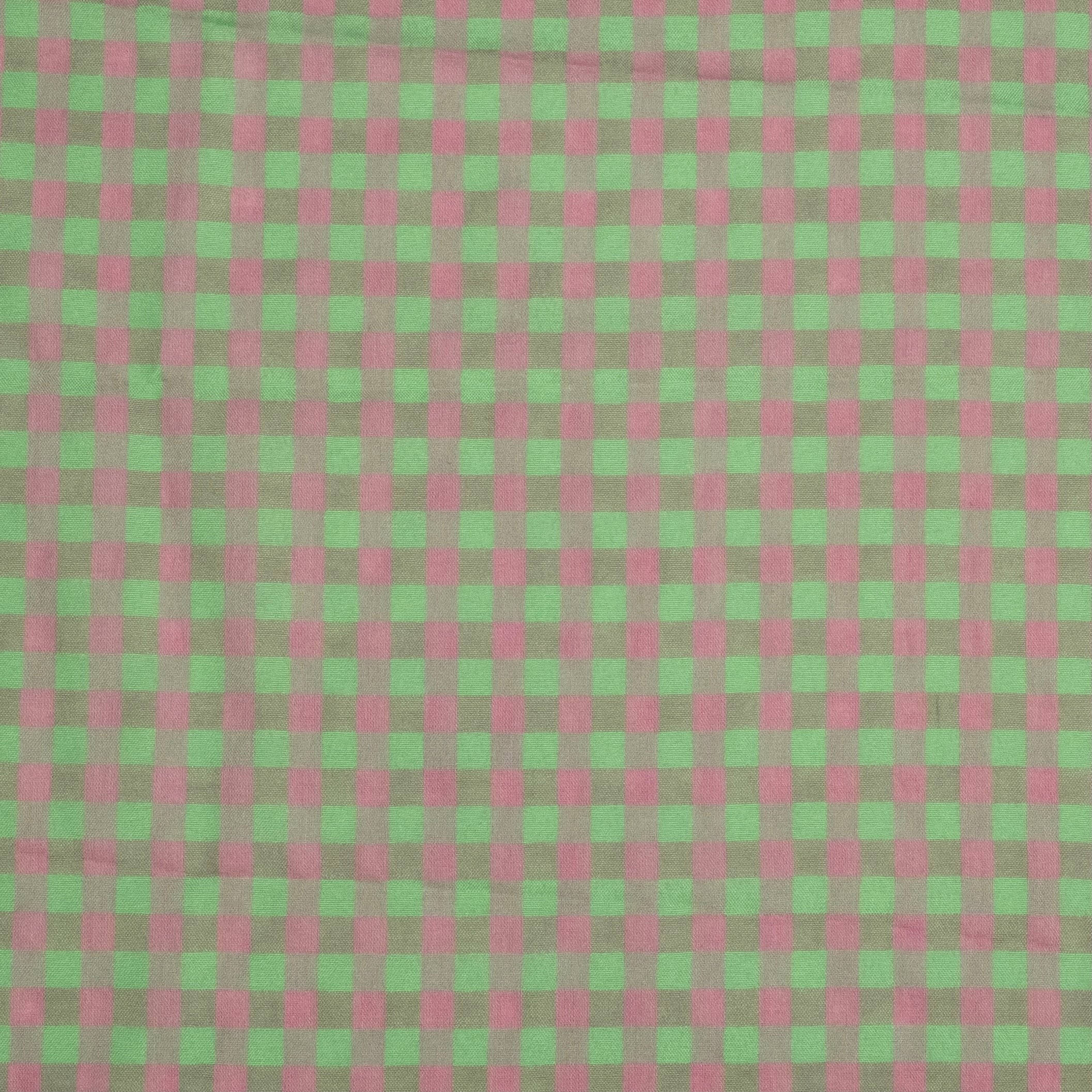 VICHY SEERSUCKER VERDE - ROSA