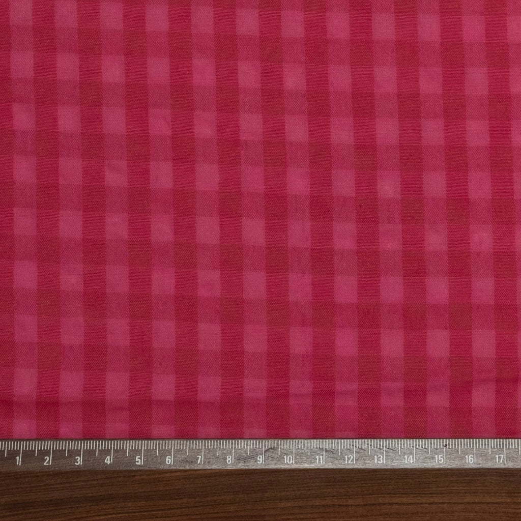 VICHY SEERSUCKER FUCSIA - VERMELL