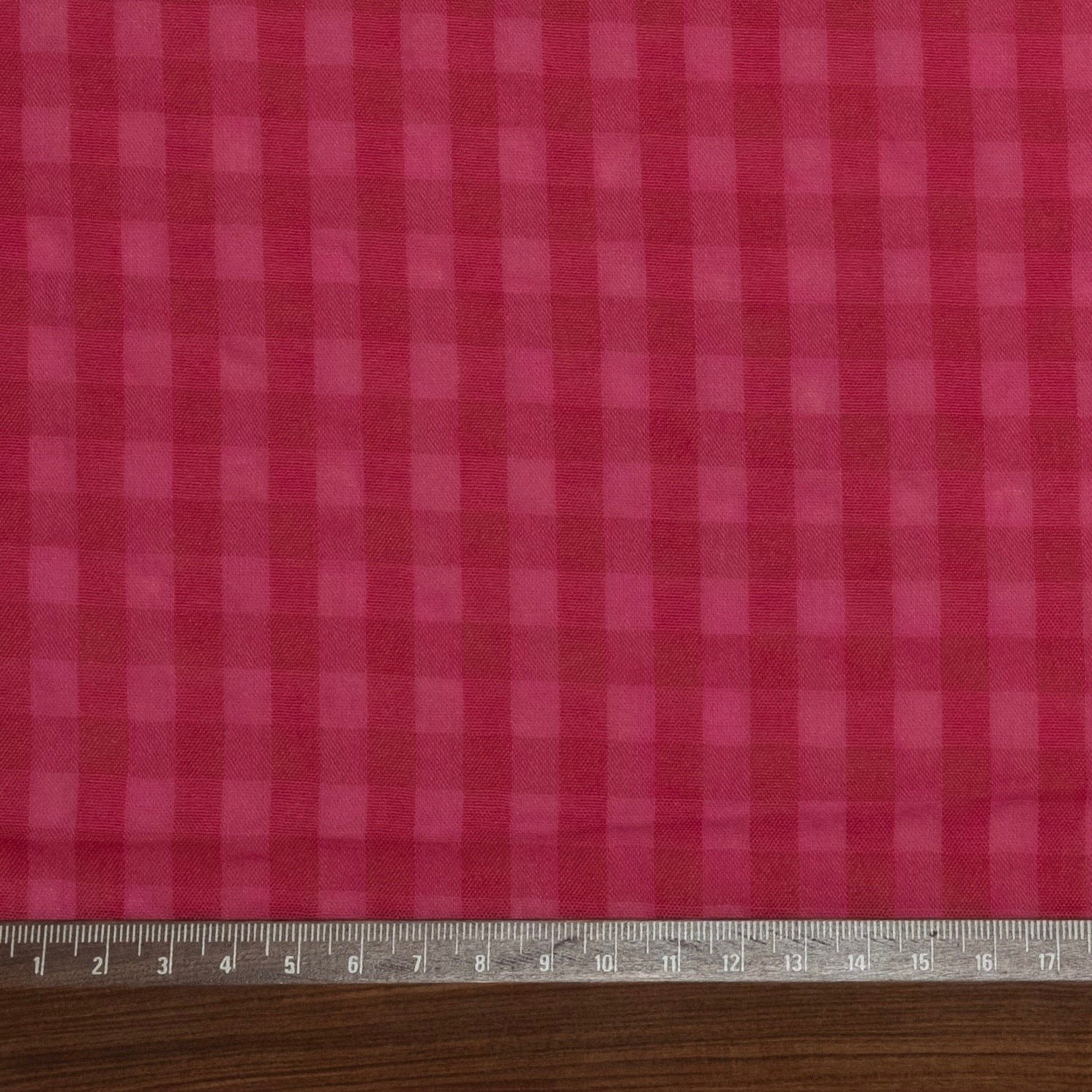 VICHY SEERSUCKER FUCSIA - VERMELL