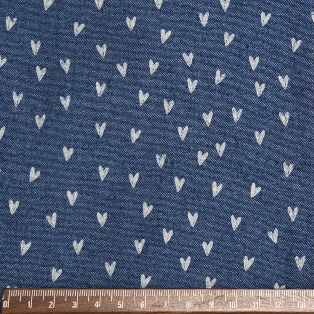 TEJANO ESTAMPADO CORAZONES