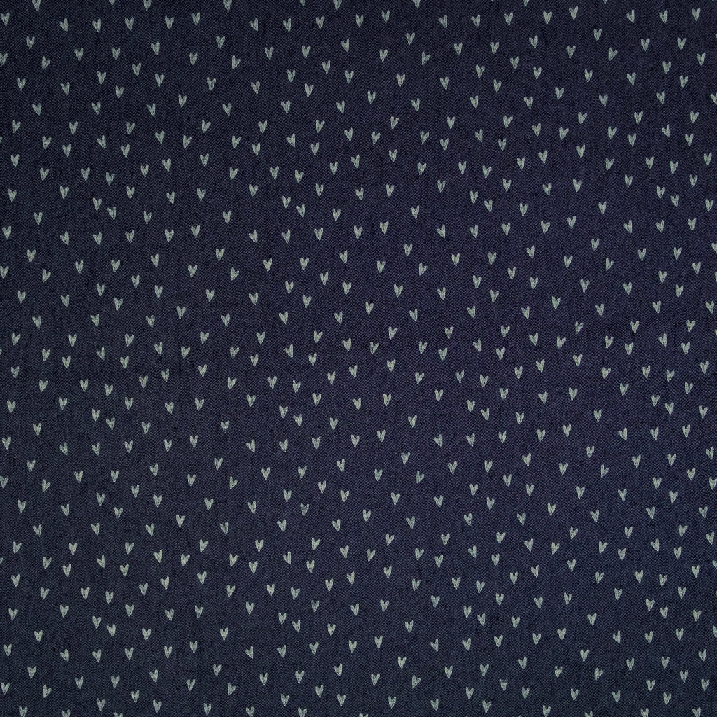 TEJANO ESTAMPADO CORAZONES MARINO