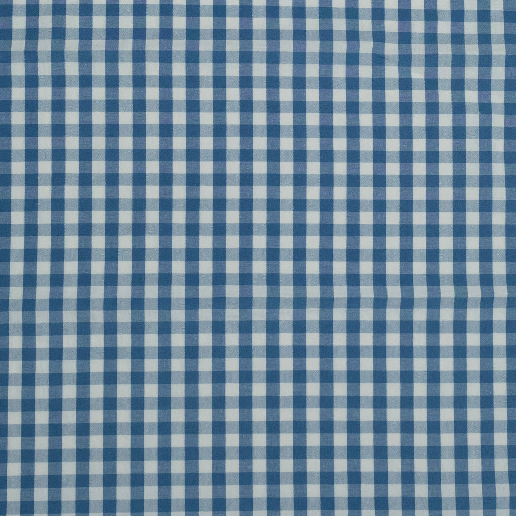SEERSUCKER À CARREAUX VIGHONS BLEU