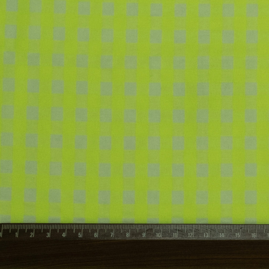 VICHY EN SEERSUCKER JAUNE CITRON