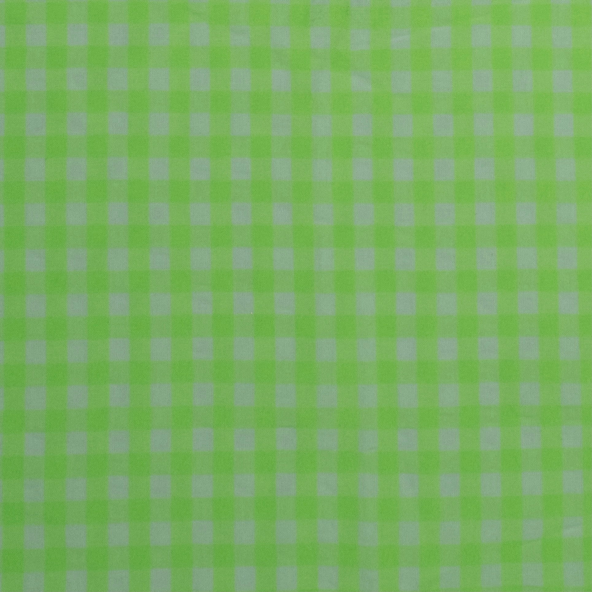 VICHY SEERSUCKER VERT FLUORESCENT