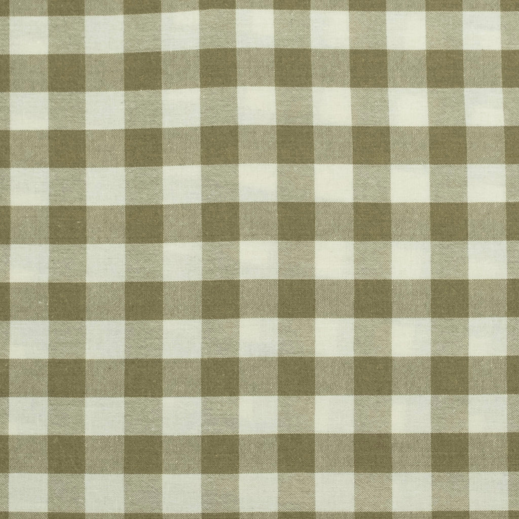 VICHY ALGODÓN MAXI VERDE OLIVA