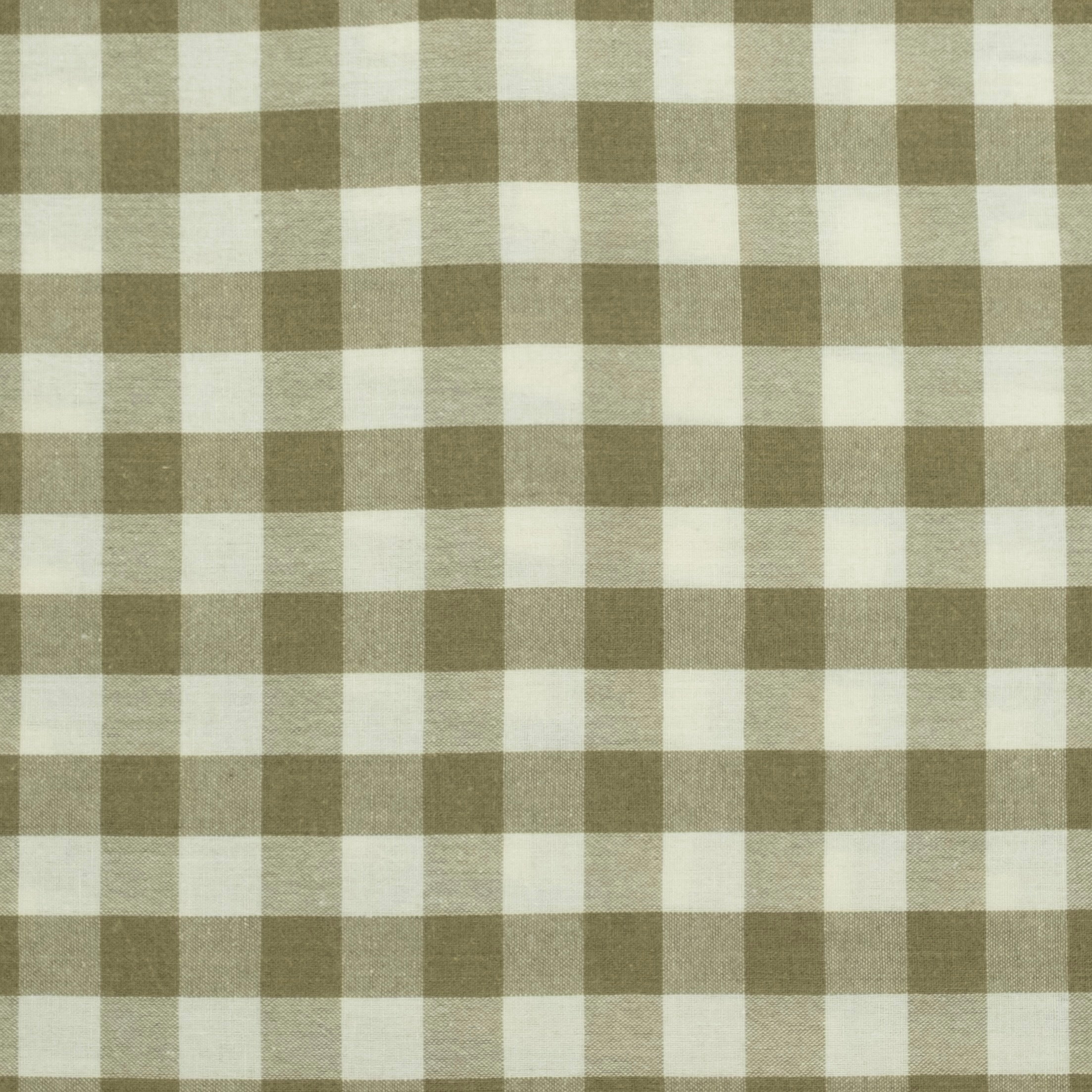 VICHY ALGODÓN MAXI VERDE OLIVA
