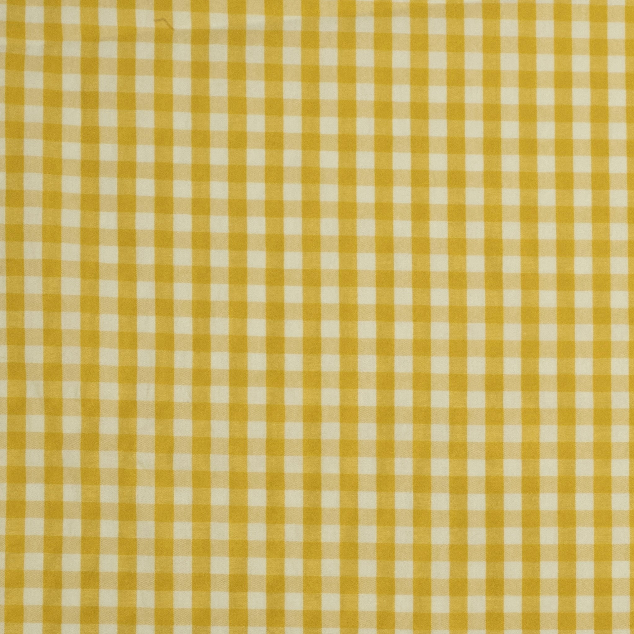 SEERSUCKER À CARREAUX JAUNE