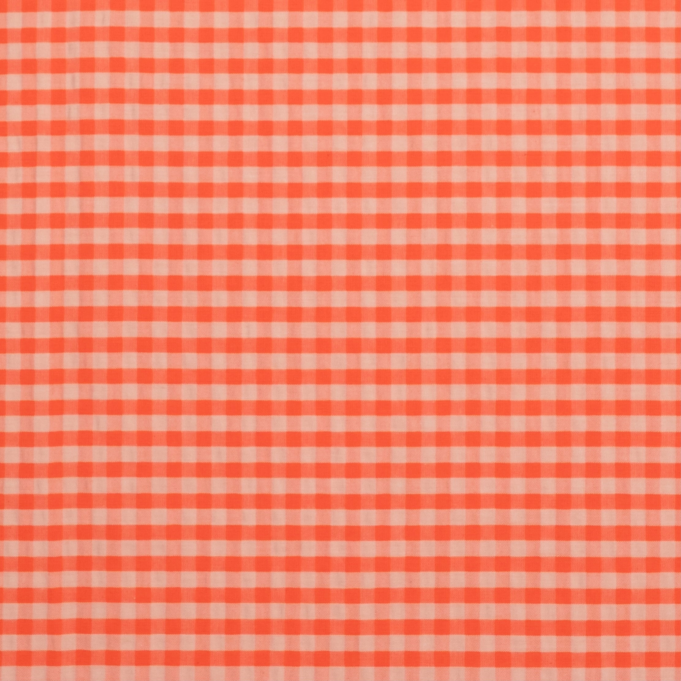 VICHY SEERSUCKER MINI CORAL FLUOR
