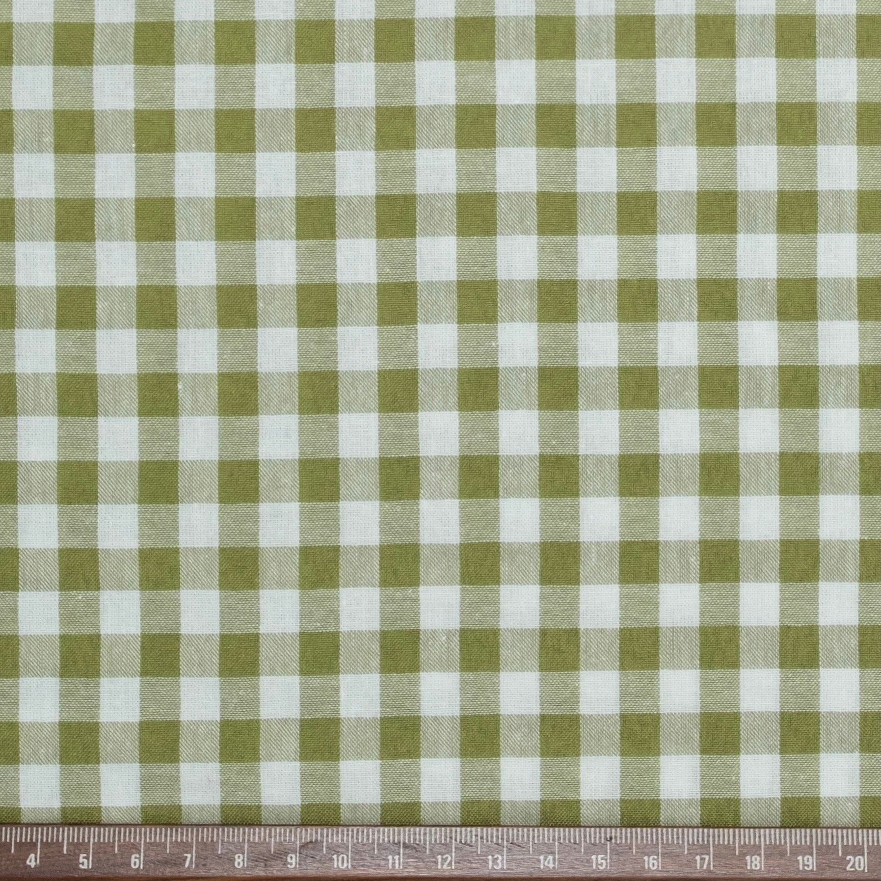 VICHY SEERSUCKER VERDE OLIVA