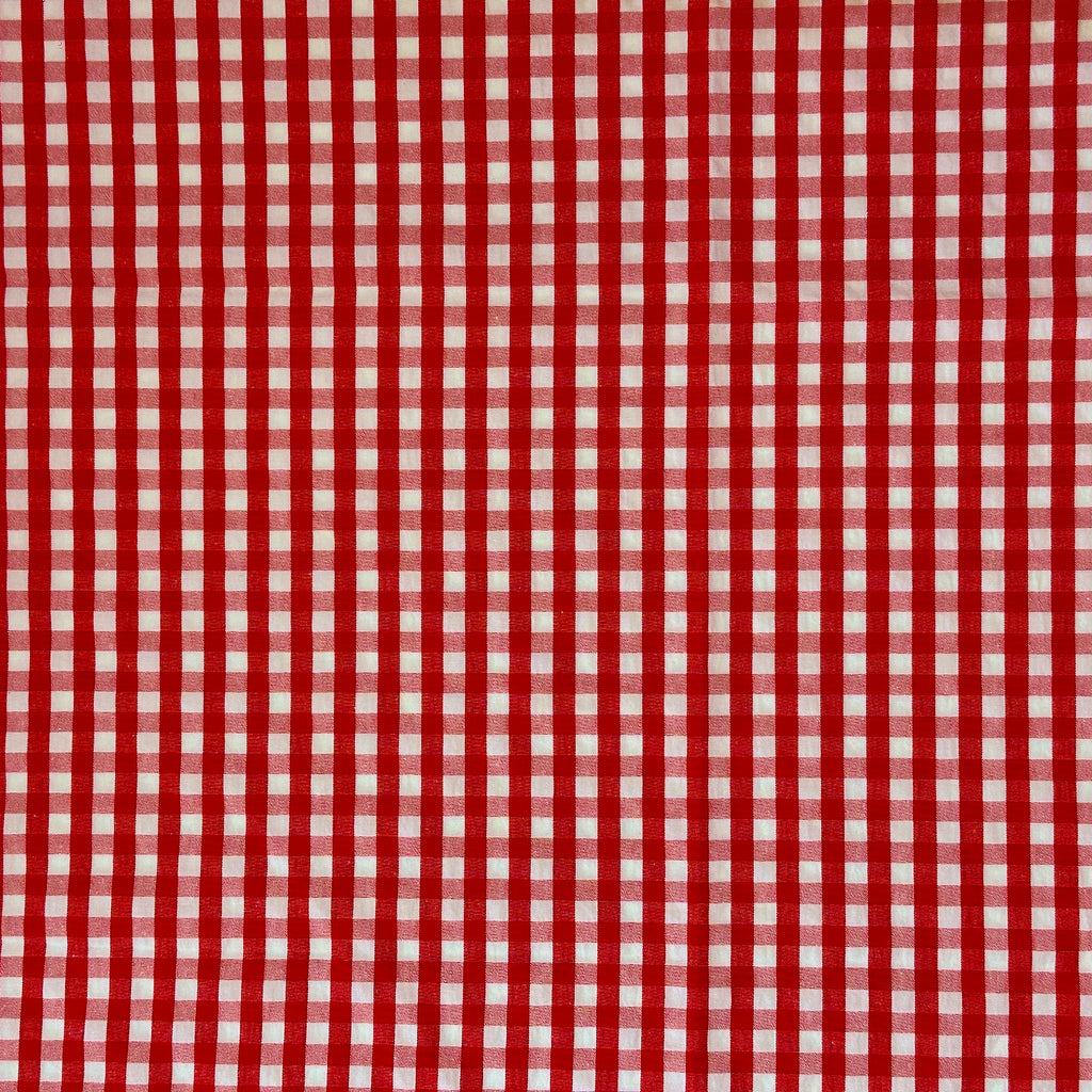 VICHY SEERSUCKER ROJO - BLANCO