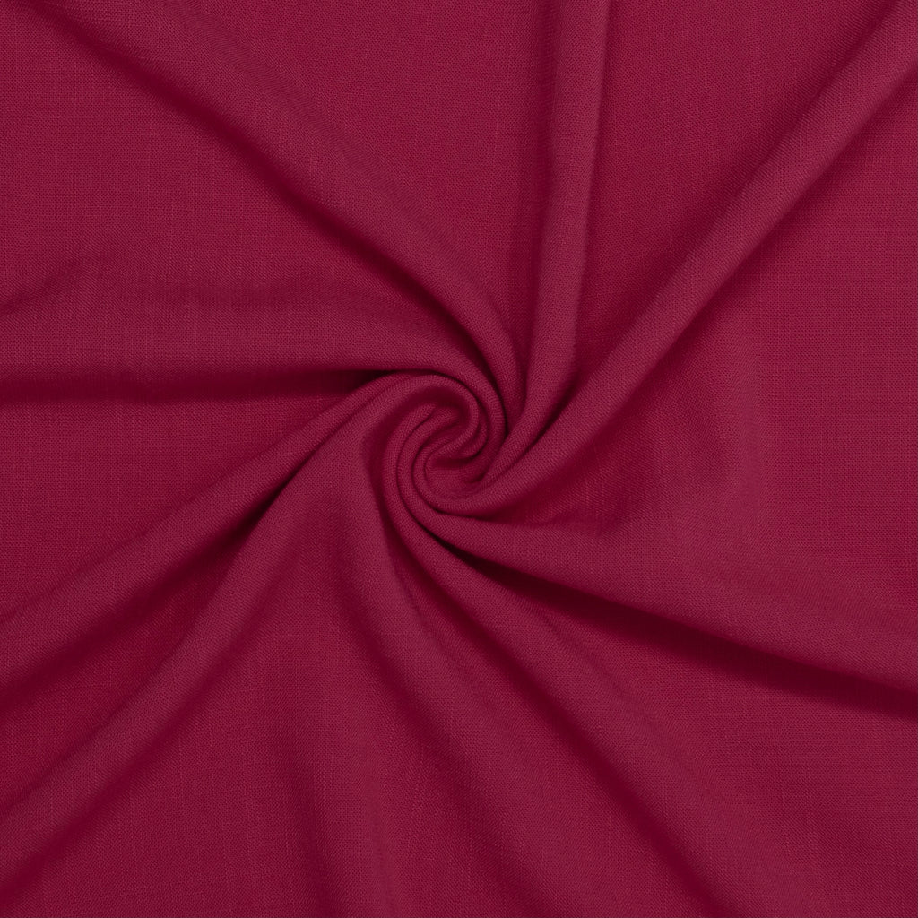 VISCOSA EFECTO LINO ROJO CHERRY