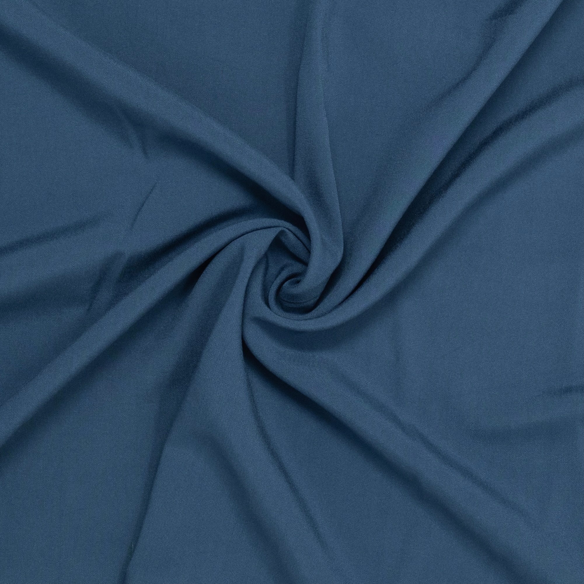 PLAIN DARK BLUE VISCOSE